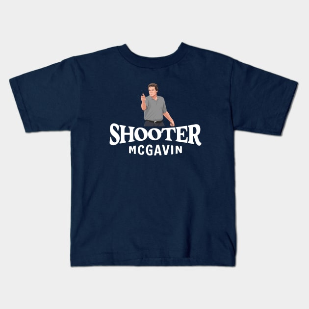 Shooter McGavin Kids T-Shirt by BodinStreet